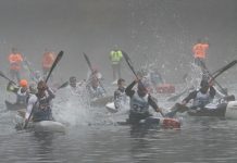 Na ljubljanskem kajakaškem maratonu najhitrejši Ukrajinec, Matija Preskar drugi
